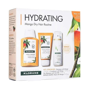 Klorane Hydrating Mango Dry Hair Routine – Trial Kit | Maliha Beauty