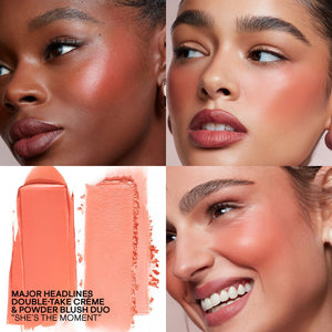 Patrick Ta Major Headlines Double-Take Crème & Powder Blush Duo | Maliha Beauty