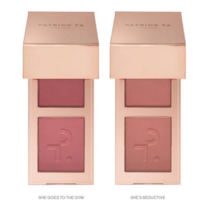 Patrick Ta Mini Must-Have Blush Duo Set | Maliha Beauty