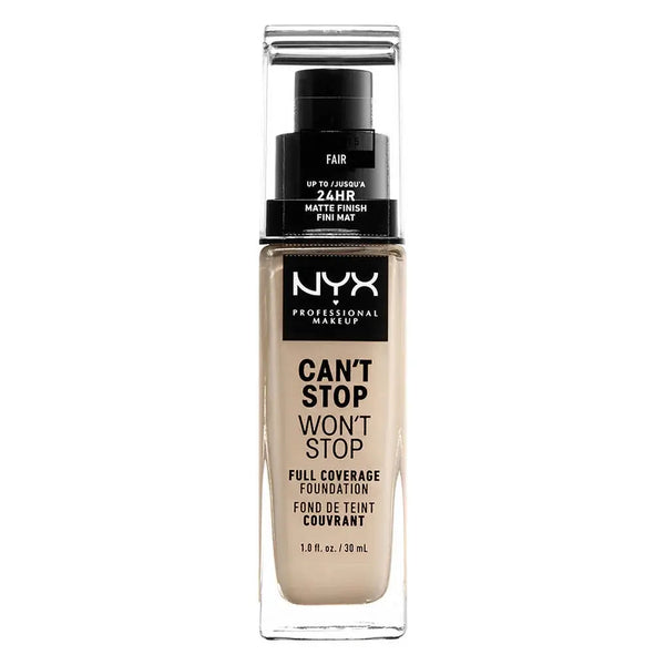 NYX Can’t Stop Won’t Stop Full Coverage Foundation Maliha Beauty