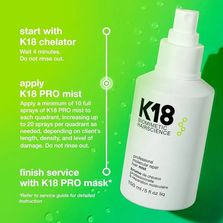 K18 Biomimetic Hairscience Professional Molecular Repair Hair Mist – 150ml Maliha Beauty