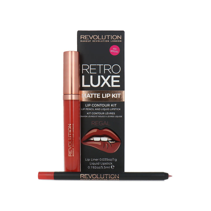 Revolution Retro Luxe Matte Lip Kit Maliha Beauty