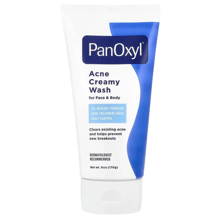 PanOxyl Acne Creamy Wash 4% Benzoyl Peroxide|200G Maliha Beauty