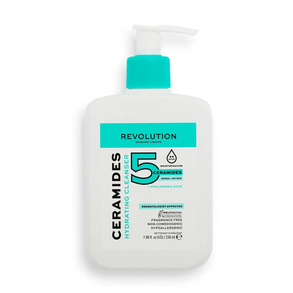Revolution 5 Ceramides Hydrating Cleanser|236ML Maliha Beauty