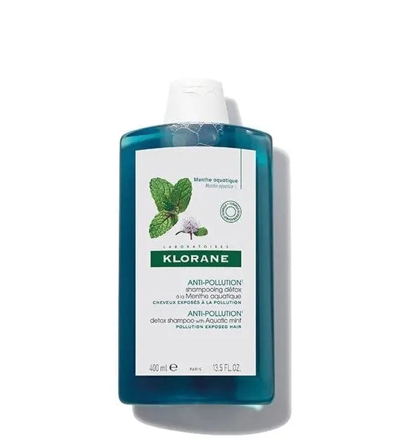 Klorane Anti-Pollution Detox Shampoo with Aquatic Mint|400ML Maliha Beauty