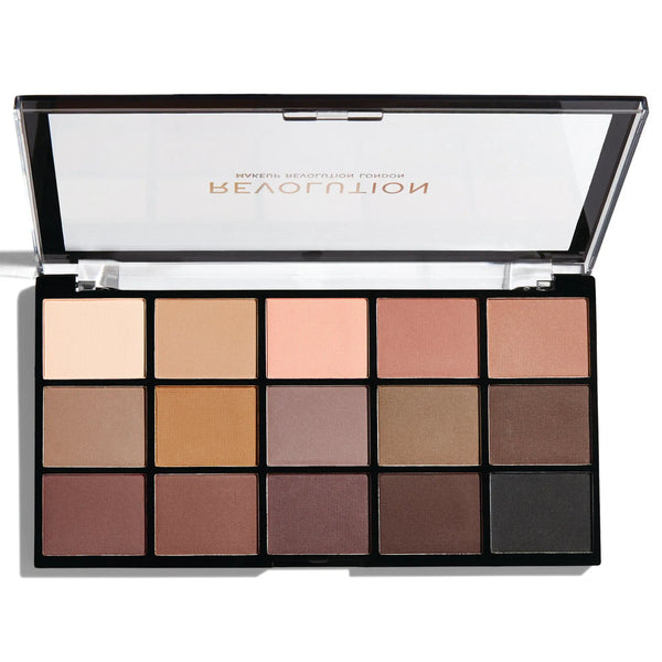 Revolution Reloaded Eyeshadow Palette Basic Mattes Maliha Beauty