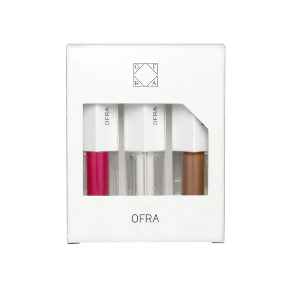 Ofra Lip Oil Trio – Glazed Glow Maliha Beauty