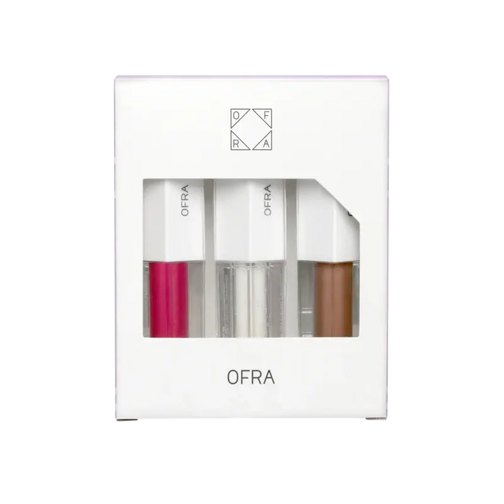 Ofra Lip Oil Trio – Glazed Glow Maliha Beauty