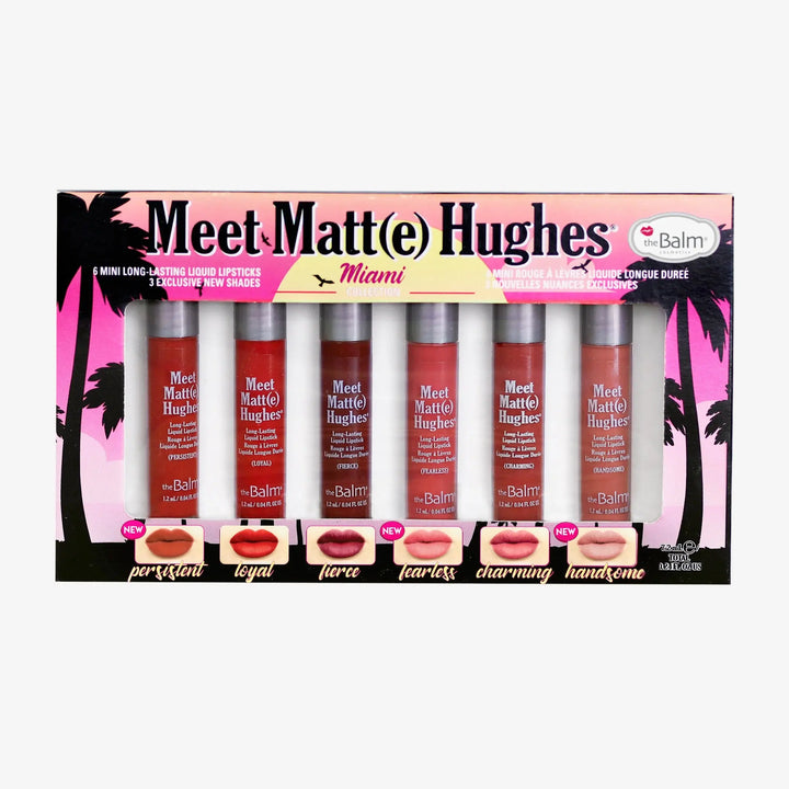 Meet Matt(e) Hughes – Miami Mini Liquid Lipsticks Set Maliha Beauty