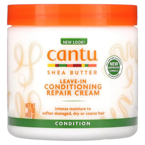 Cantu Shea Butter Leave-In Conditioning Repair Cream|16OZ Maliha Beauty