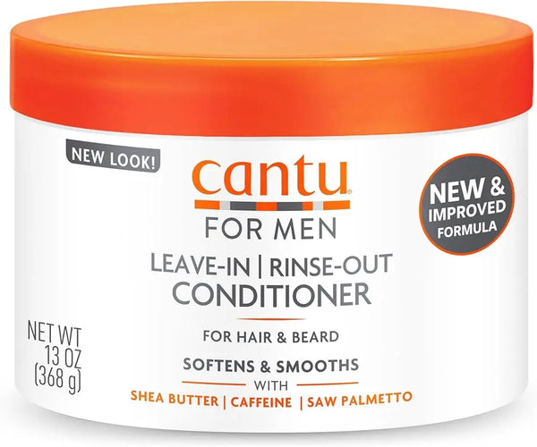 Cantu For Men Leave-In | Rinse-Out Conditioner|13OZ Maliha Beauty