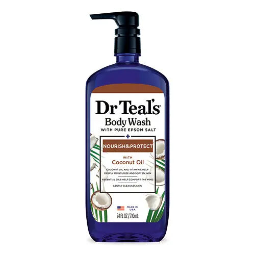 Dr Teal’s Body Wash - Nourish & Protect (Coconut Oil)|710ML Maliha Beauty