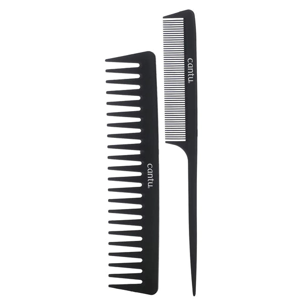 Cantu Carbon Comb Set – Heat Style Maliha Beauty