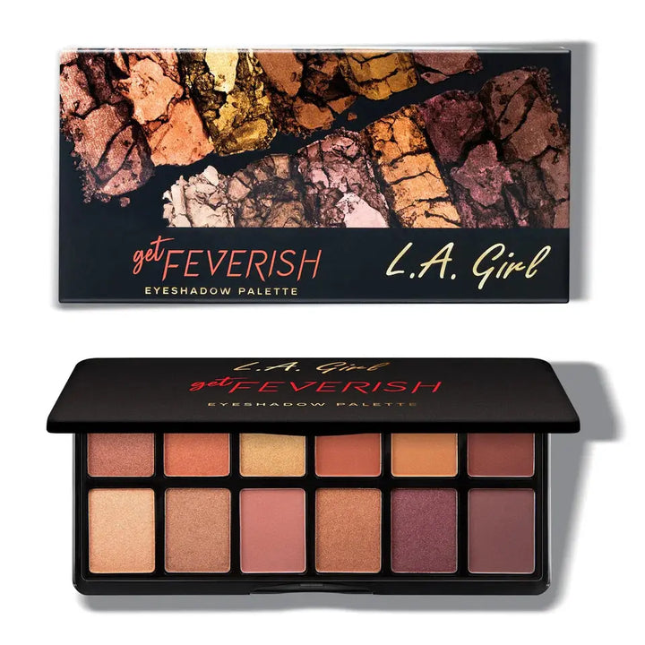 L.A. Girl Get Feverish Eyeshadow Palette Maliha Beauty
