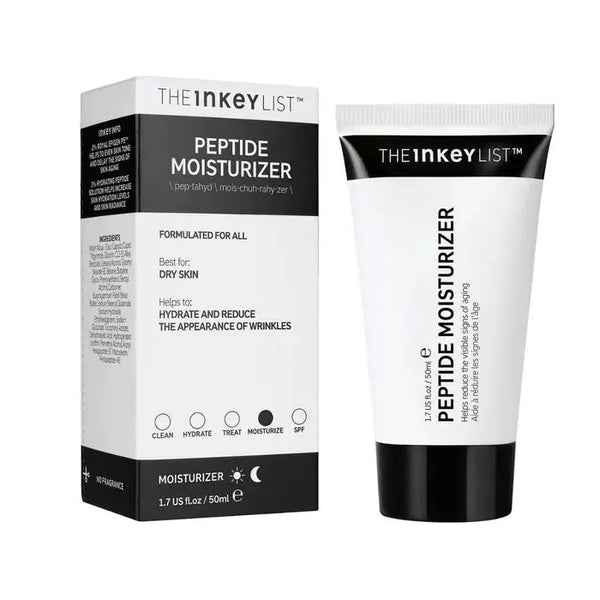 The Inkey List Peptide Moisturizer|50ML Maliha Beauty