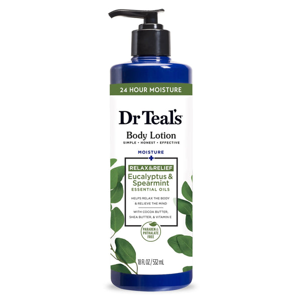 Dr Teal’s Body Lotion - Eucalyptus & Spearmint|522ML Maliha Beauty