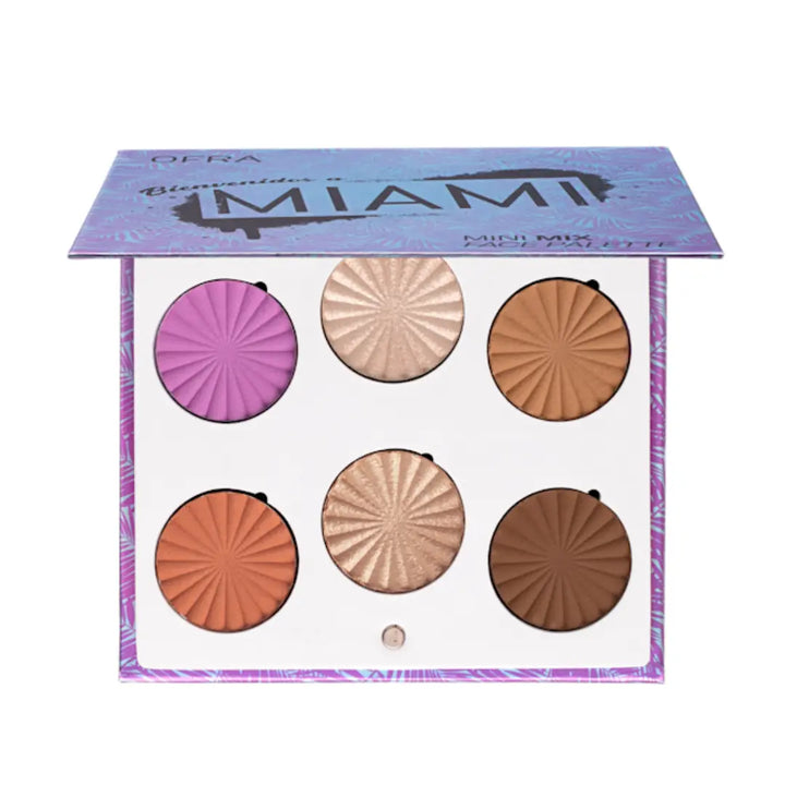 Ofra Bienvenidos   Miami Mini Mix Face Palette Maliha Beauty