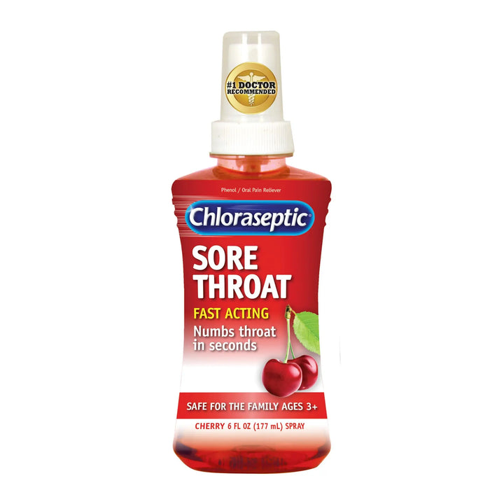 Chloraseptic Sore Throat Spray – Cherry Flavor|6FL.OZ Maliha Beauty