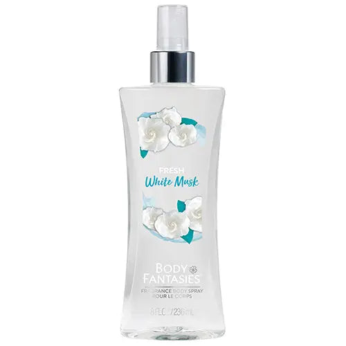 Body Fantasies Fresh White Musk Body Spray|236ML Maliha Beauty