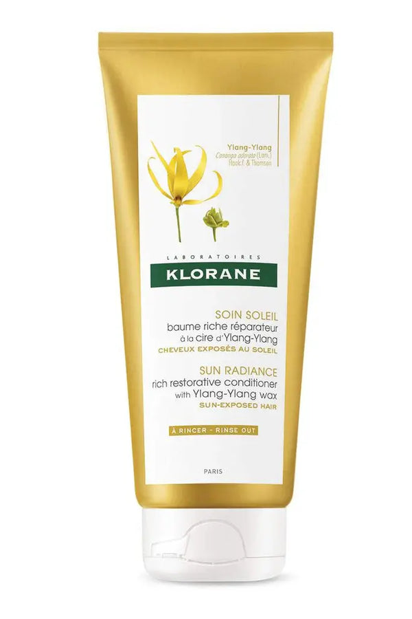 Klorane Sun Radiance Rich Restorative Conditioner with Ylang-Ylang Wax|200ML Maliha Beauty