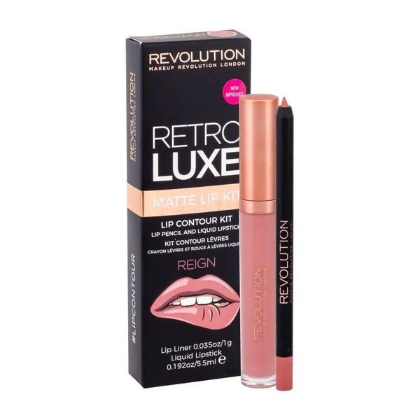 Revolution Retro Luxe Matte Lip Kit Maliha Beauty