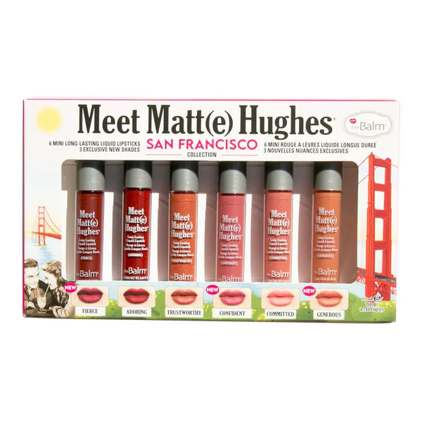 TheBalm Meet Matt(e) Hughes – San Francisco Mini Liquid Lipsticks Collection Maliha Beauty