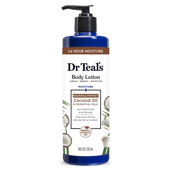 Dr Teal’s Body Lotion – Coconut Oil|522ML Maliha Beauty