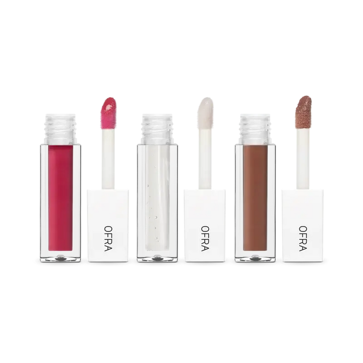 Ofra Lip Oil Trio – Glazed Glow Maliha Beauty