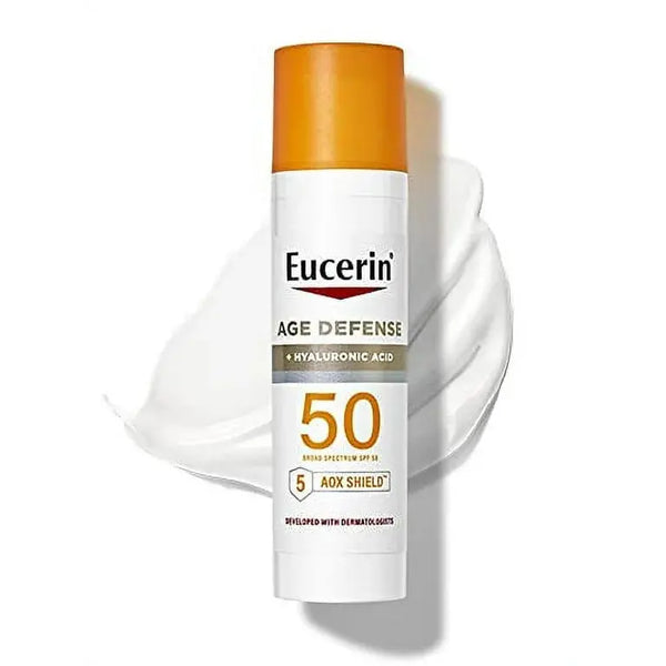 Eucerin Age Defense SPF 50 + Hyaluronic Acid|50ML Maliha Beauty