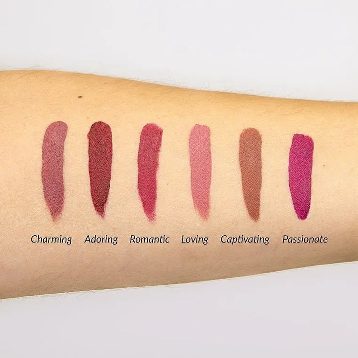 TheBalm Meet Matt(e) Hughes – Mini Liquid Lipsticks Set (Romantic Edition) Maliha Beauty