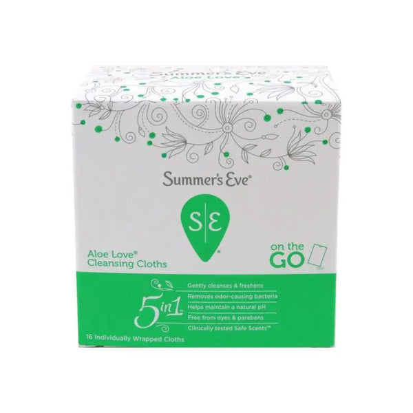 Summer’s Eve Aloe Love Daily Gentle Cloths Maliha Beauty
