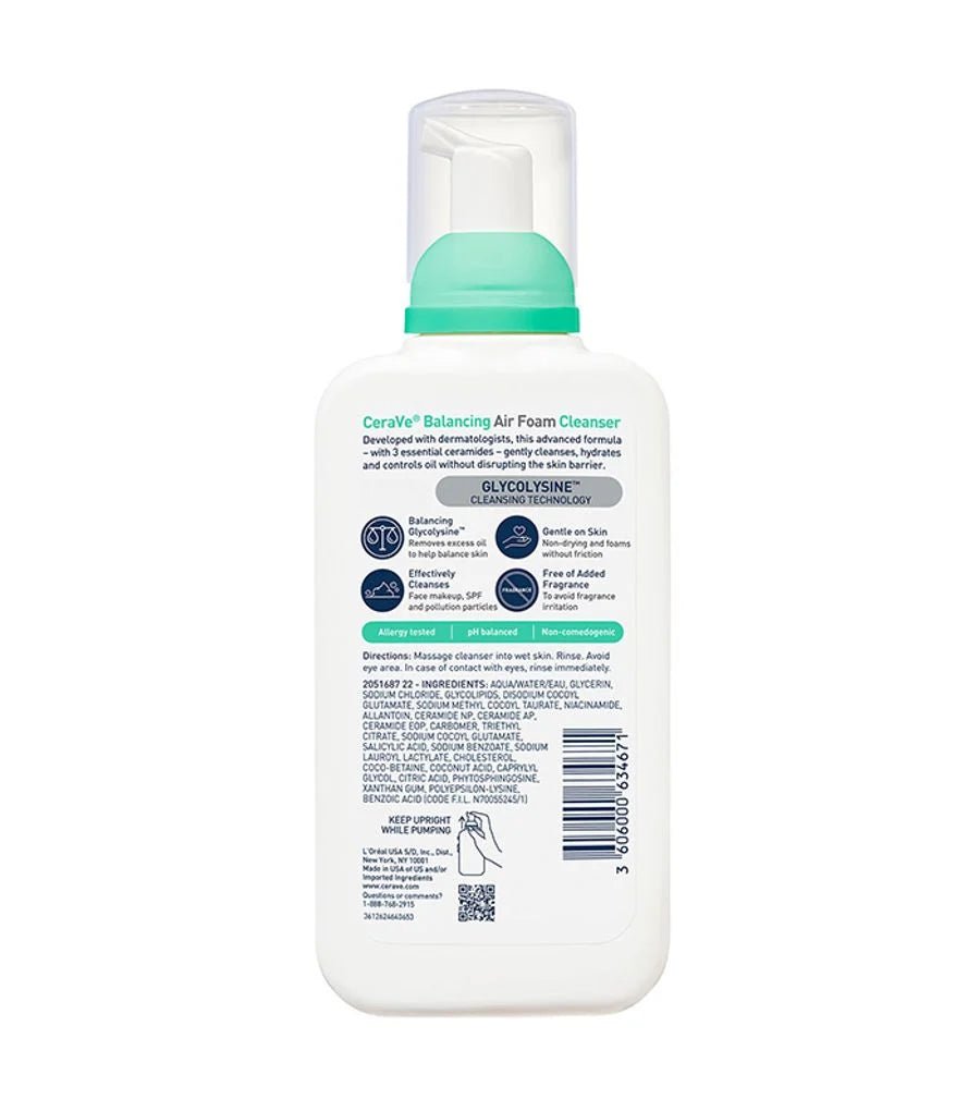 CeraVe Balancing Air Foam Cleanser – 237ml | Maliha Beauty