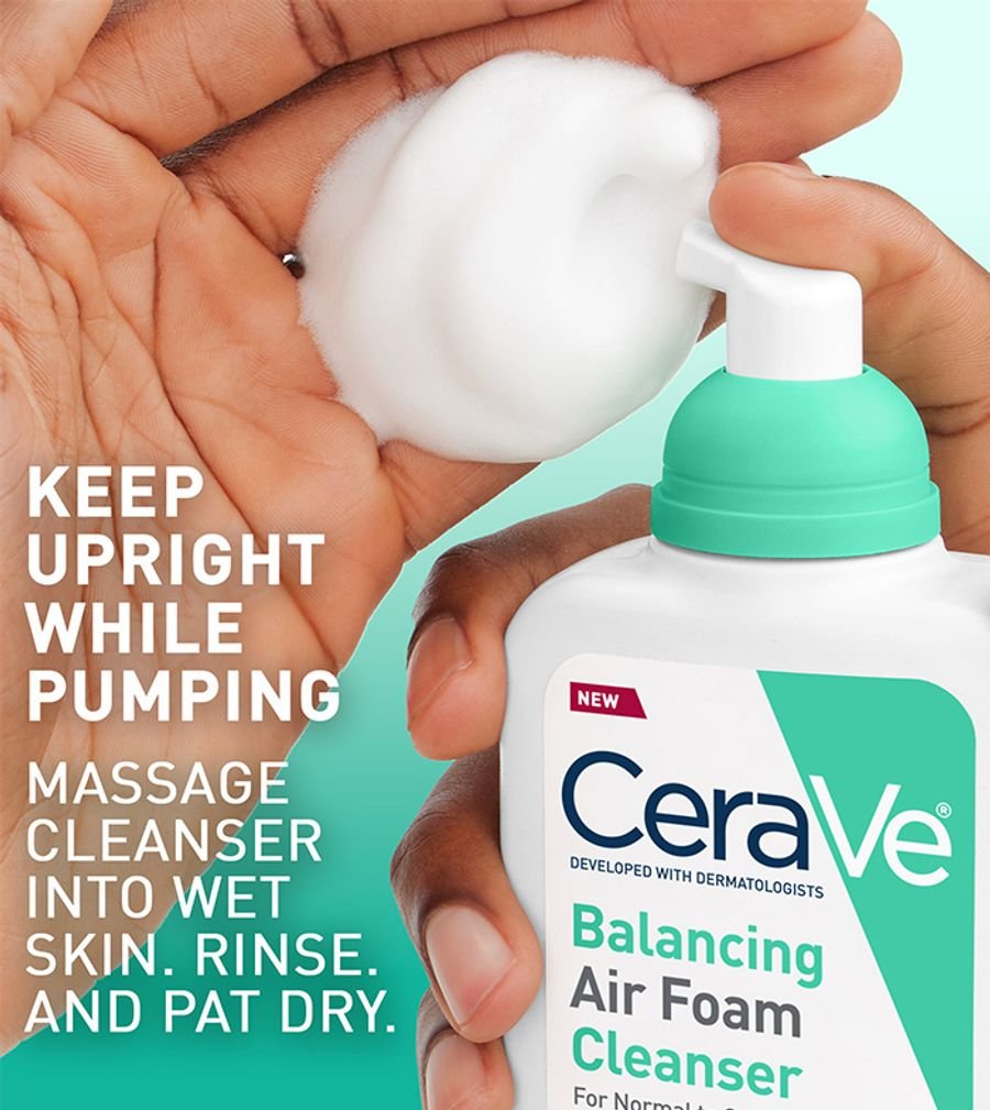 CeraVe Balancing Air Foam Cleanser – 237ml | Maliha Beauty