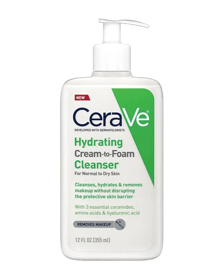 CeraVe Hydrating Cream - to - Foam Cleanser | Maliha Beauty