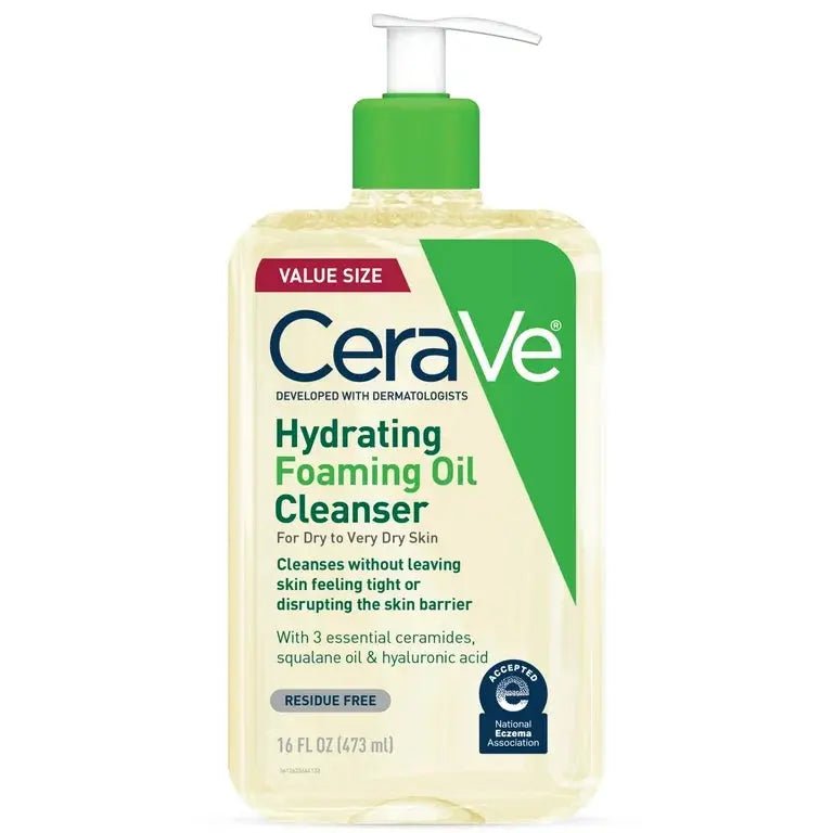 CeraVe Hydrating Foaming Oil Cleanser | Maliha Beauty