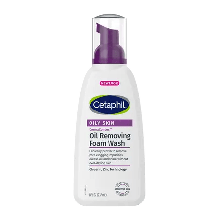 Cetaphil DermaControl Oil Removing Foam Wash 237ML | Maliha Beauty