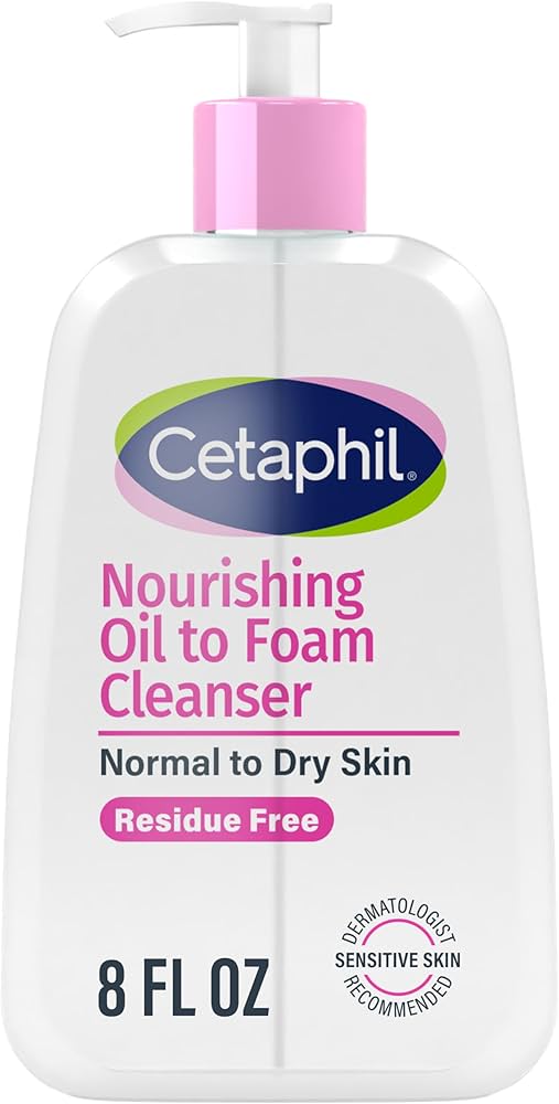 Cetaphil Nourishing Oil to Foam Cleanser 8fl.oz | Maliha Beauty