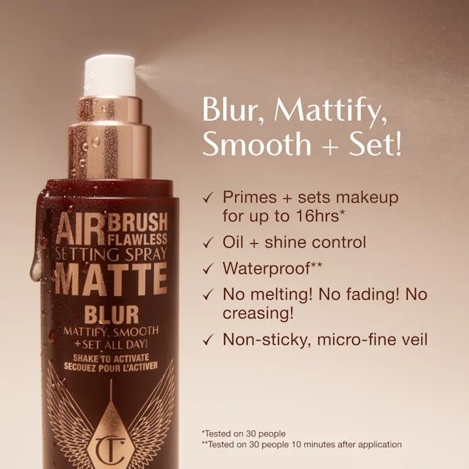 Charlotte Tilbury Airbrush Flawless Setting Spray Matte | Maliha Beauty