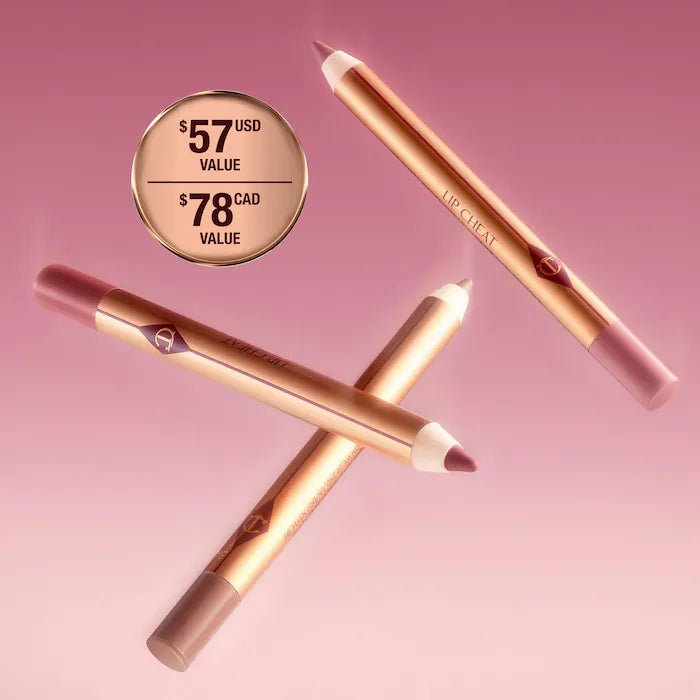 Charlotte Tilbury Mini Iconic Lip Cheat Lip Liner Trio | Maliha Beauty
