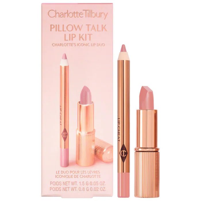 Charlotte Tilbury Mini Pillow Talk Lipstick & Liner Set | Maliha Beauty