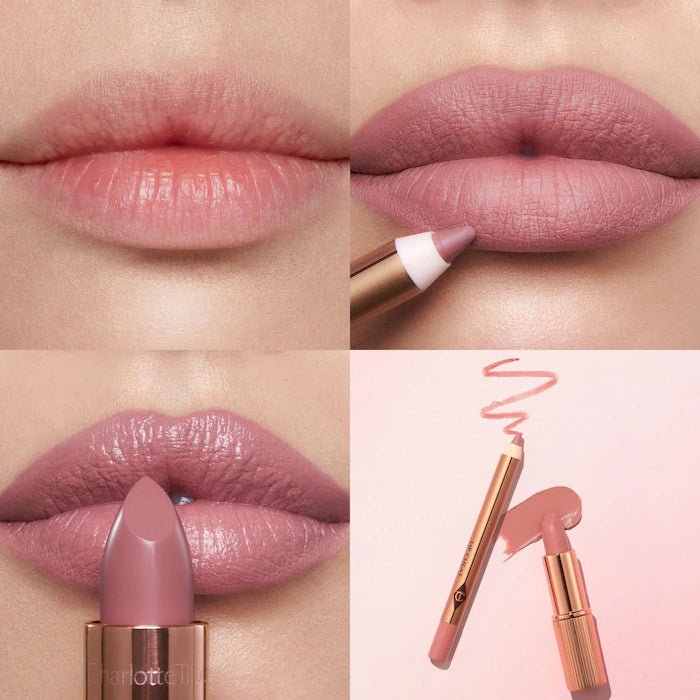 Charlotte Tilbury Mini Pillow Talk Lipstick & Liner Set | Maliha Beauty