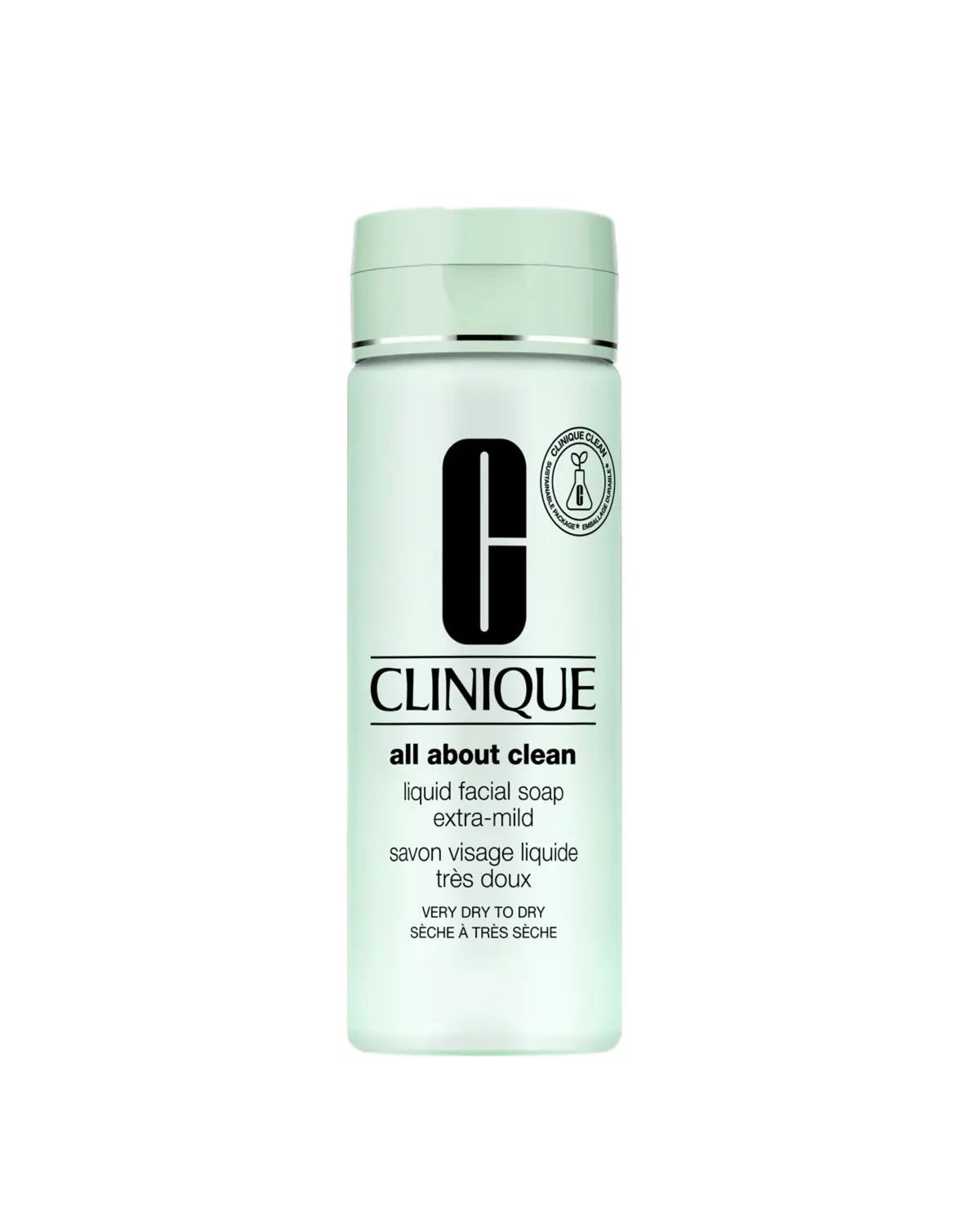 Clinique All About Clean Liquid Facial Soap Extra - Mild|200ML | Maliha Beauty