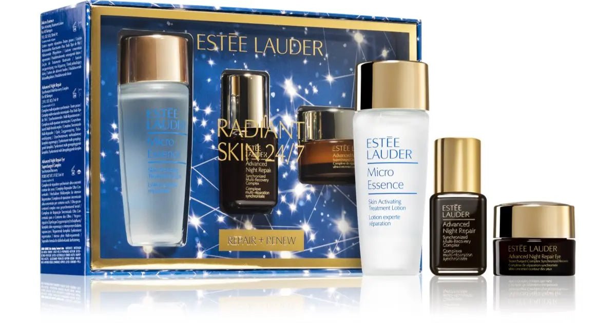 Estée Lauder Radiant Skin 24/7 – Repair + Renew Skincare Set | Maliha Beauty