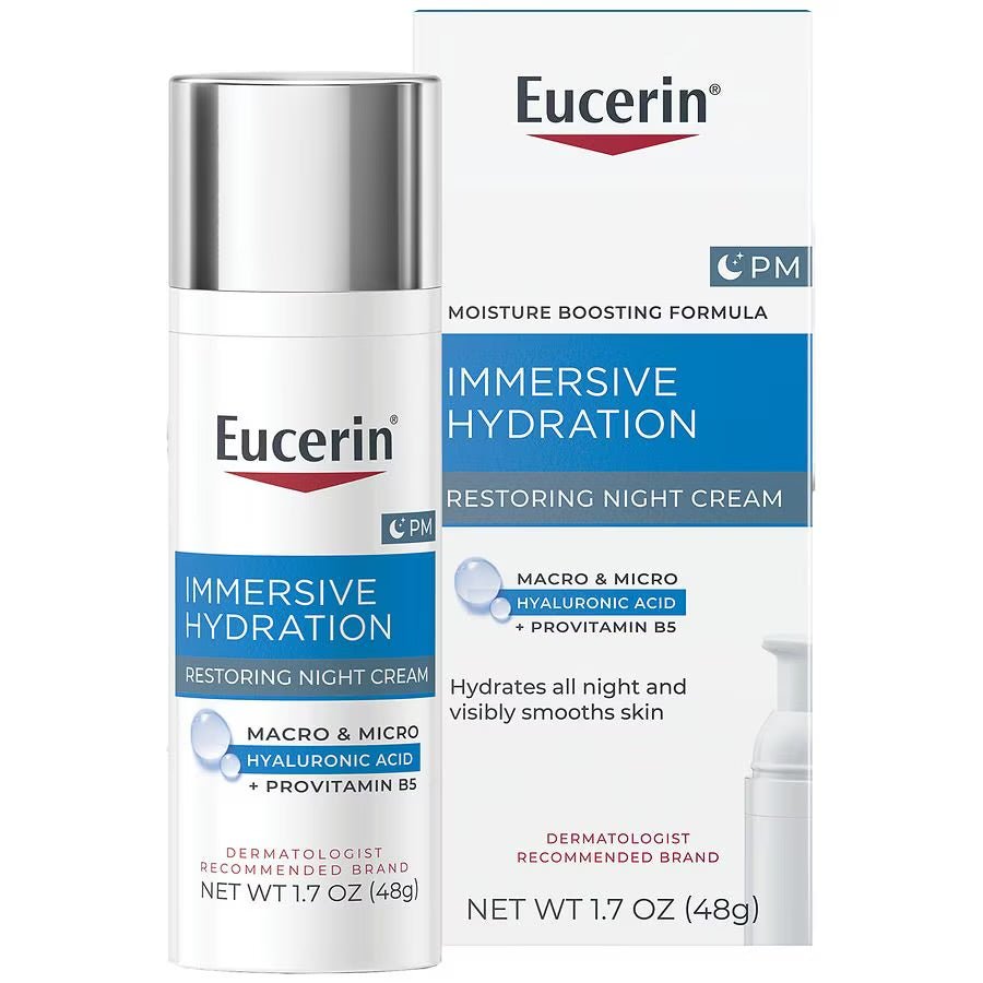 Eucerin Immersive Hydration Restoring Night Cream | Maliha Beauty