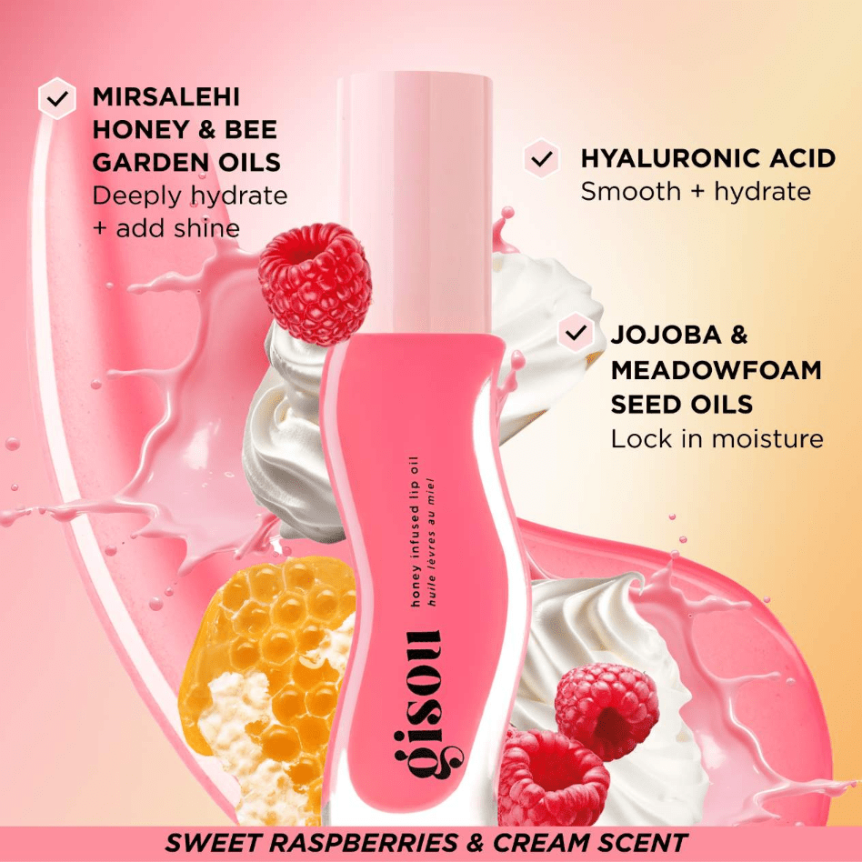 Gisou Honey Infused Lip Oil | Maliha Beauty
