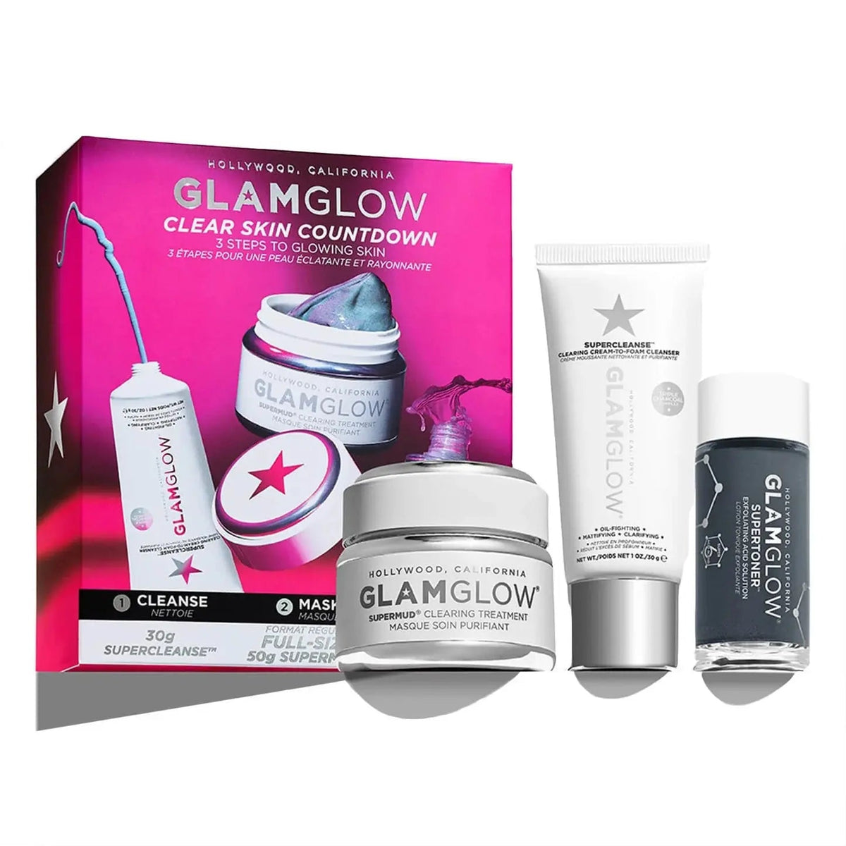 GLAMGLOW Clear Skin Countdown – 3 Steps to Glowing Skin | Maliha Beauty