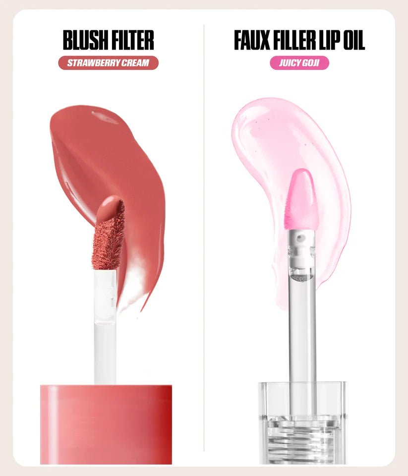 Huda Beauty Cheek & Lip Duo – Berries & Cream | Maliha Beauty