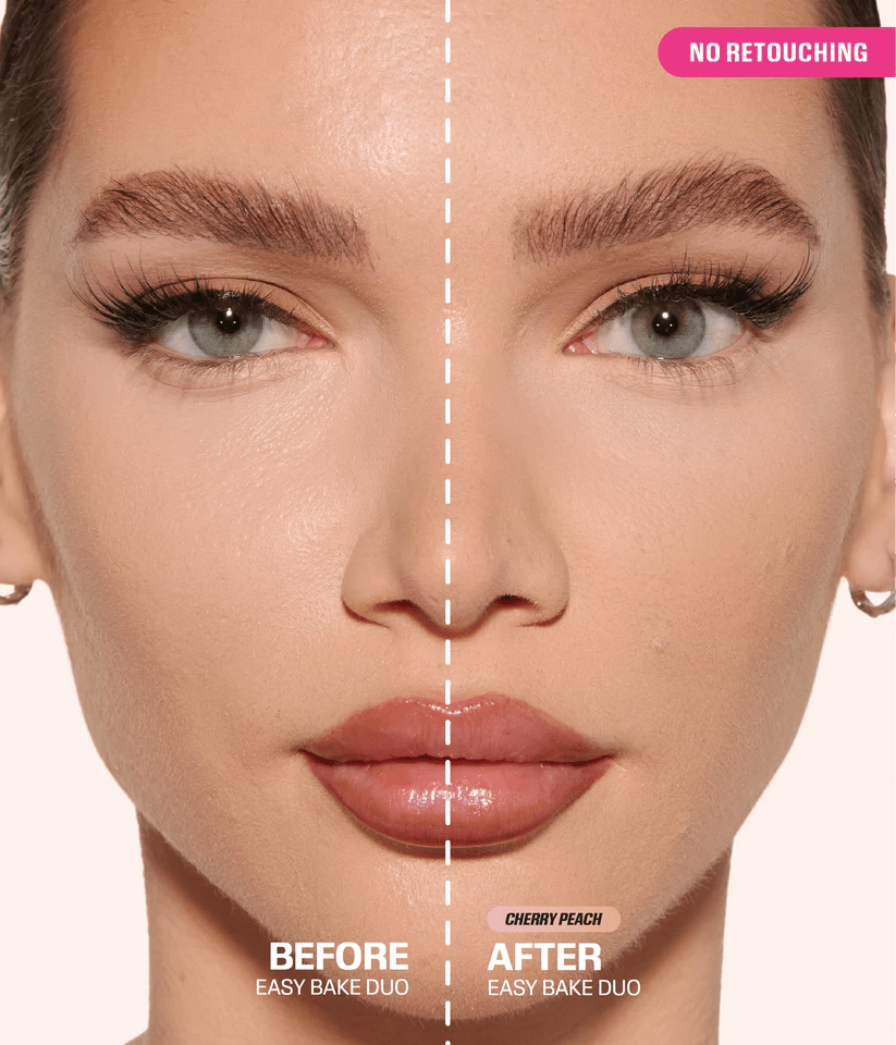 Huda Beauty Easy Bake Blurring Loose Baking & Setting Powder Duo | Maliha Beauty