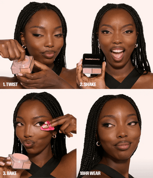 Huda Beauty Easy Bake Blurring Loose Baking & Setting Powder Duo | Maliha Beauty