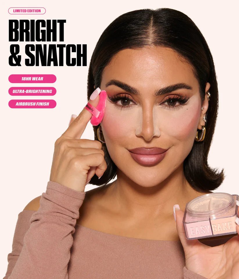 Huda Beauty Easy Bake Blurring Loose Baking & Setting Powder Duo | Maliha Beauty